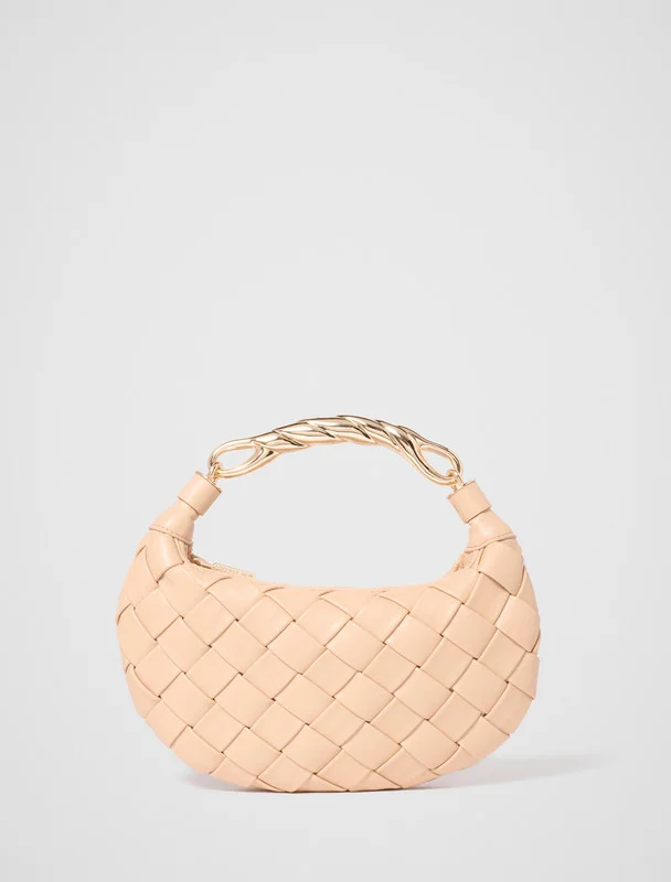 WILLA Braided Metal Handle Handheld Bag